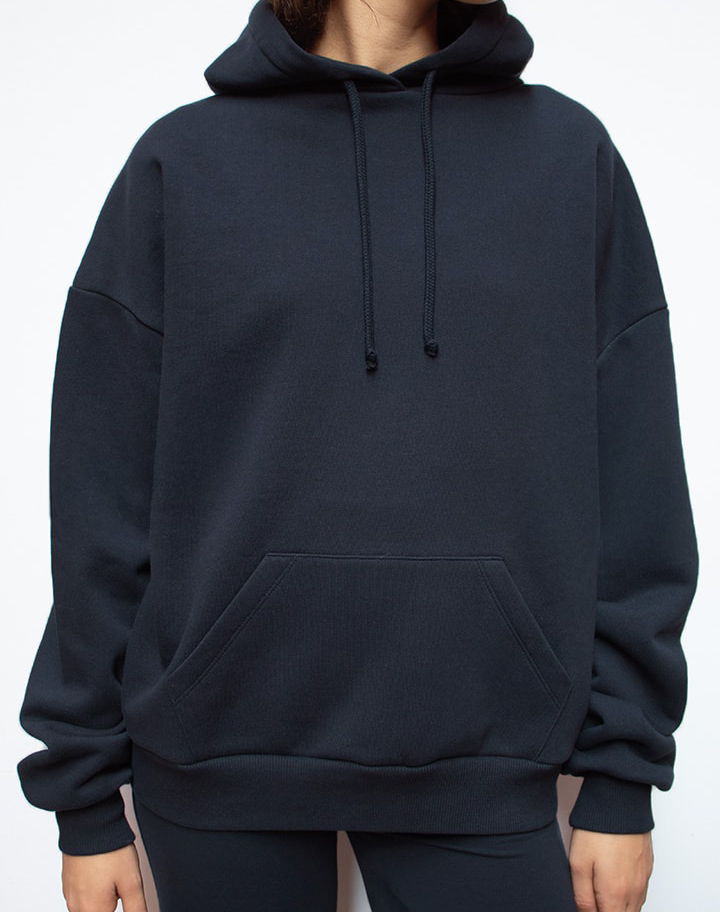 Sweat à revers ailes Bleu