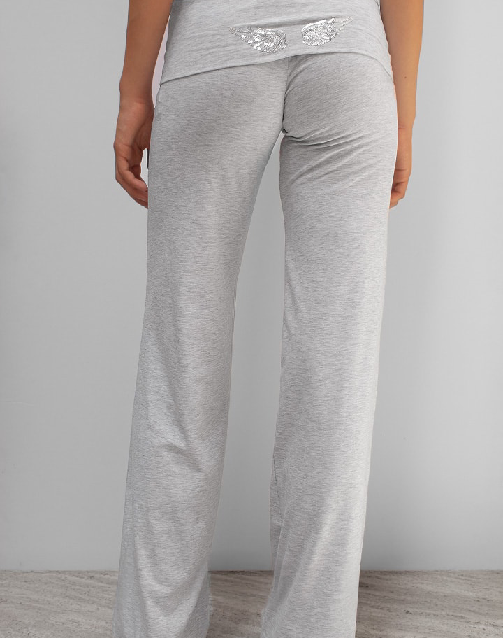 Pantalon ailes à paillettes