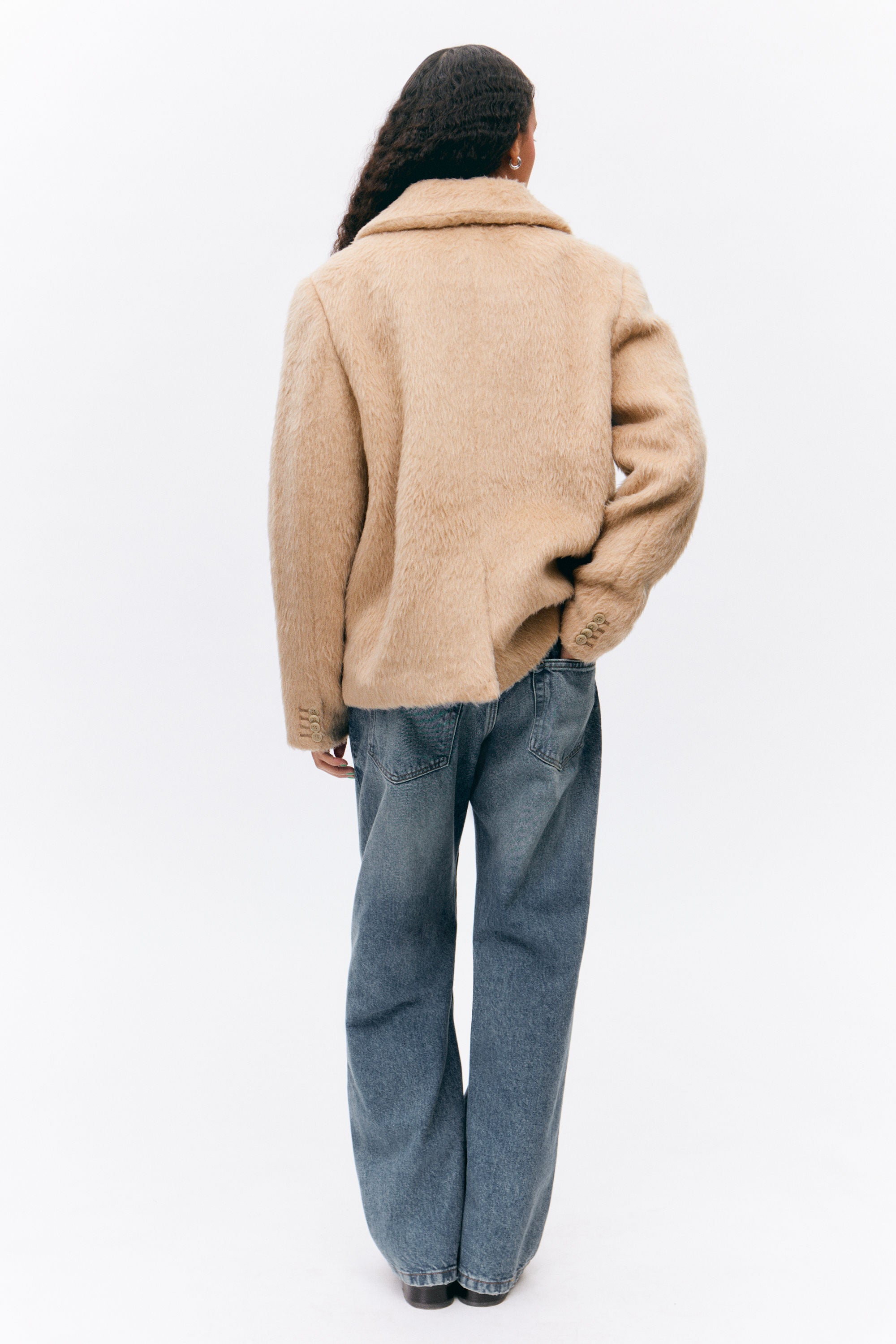 Veste croisée en maille